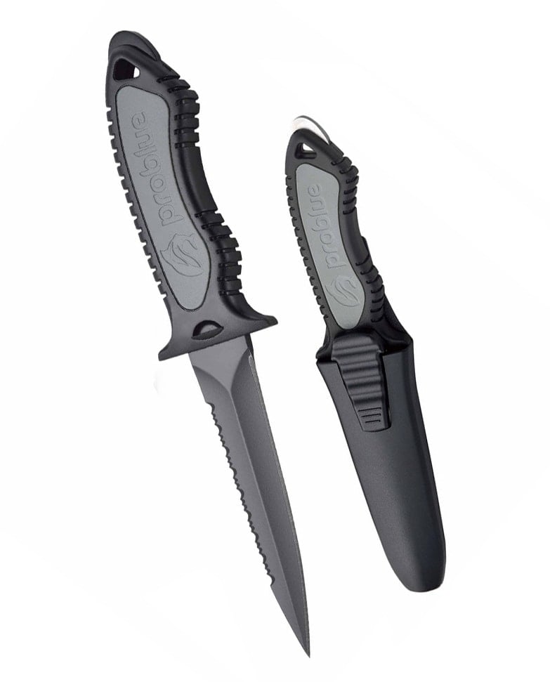 Hawker Supplies Ltd NZ - SPEARO DIVE KNIFE WITH SHEATH & STRAPS!!! QUICK  RELEASE!!! 07