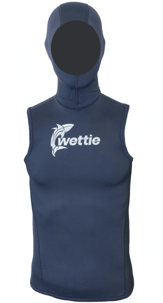 3mm Kids Super Stretch Hooded Vests - Wettie NZ | Spearfishing Wetsuits ...