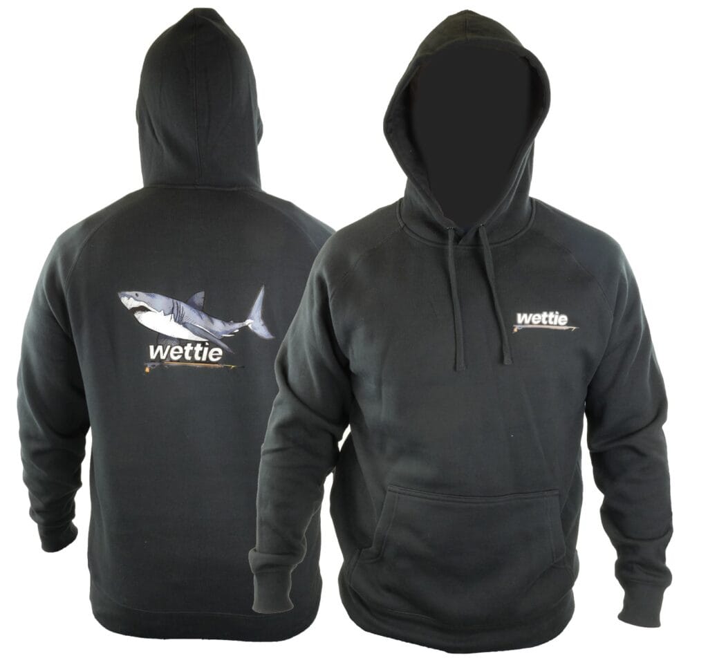 wettie great white hoodie